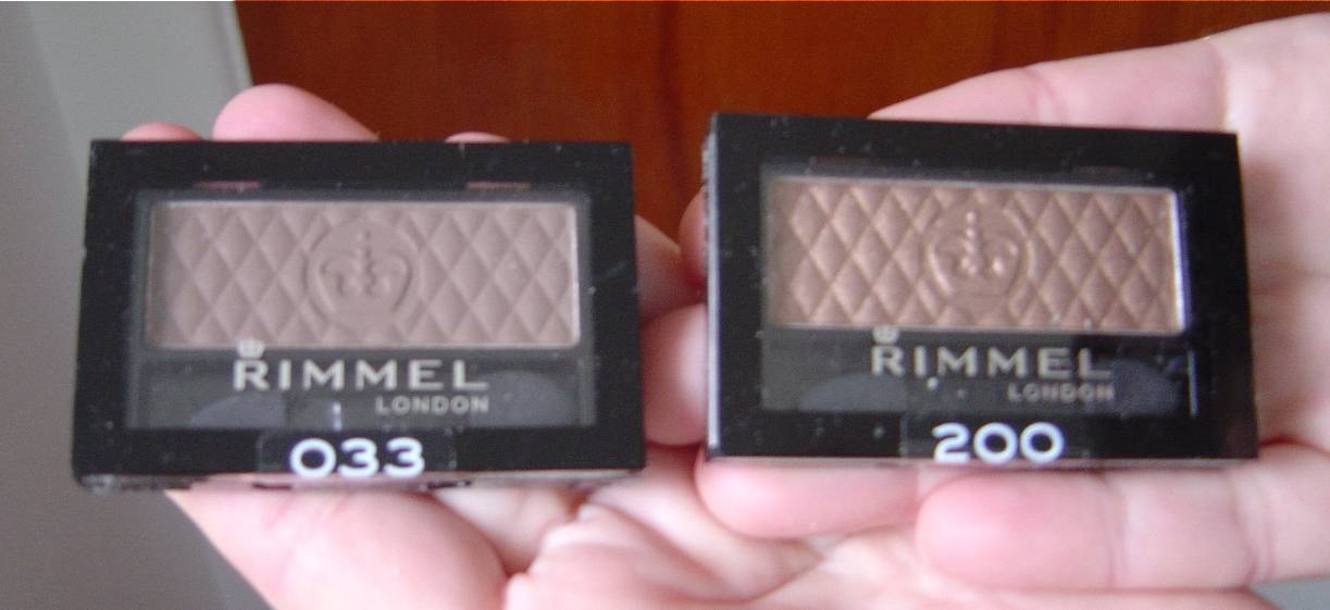 Rimmel London’s Glam’Eyes Mono Eye Shadows (Spicy Bronze #200, Dusk #33) — Review + SWATCHES!