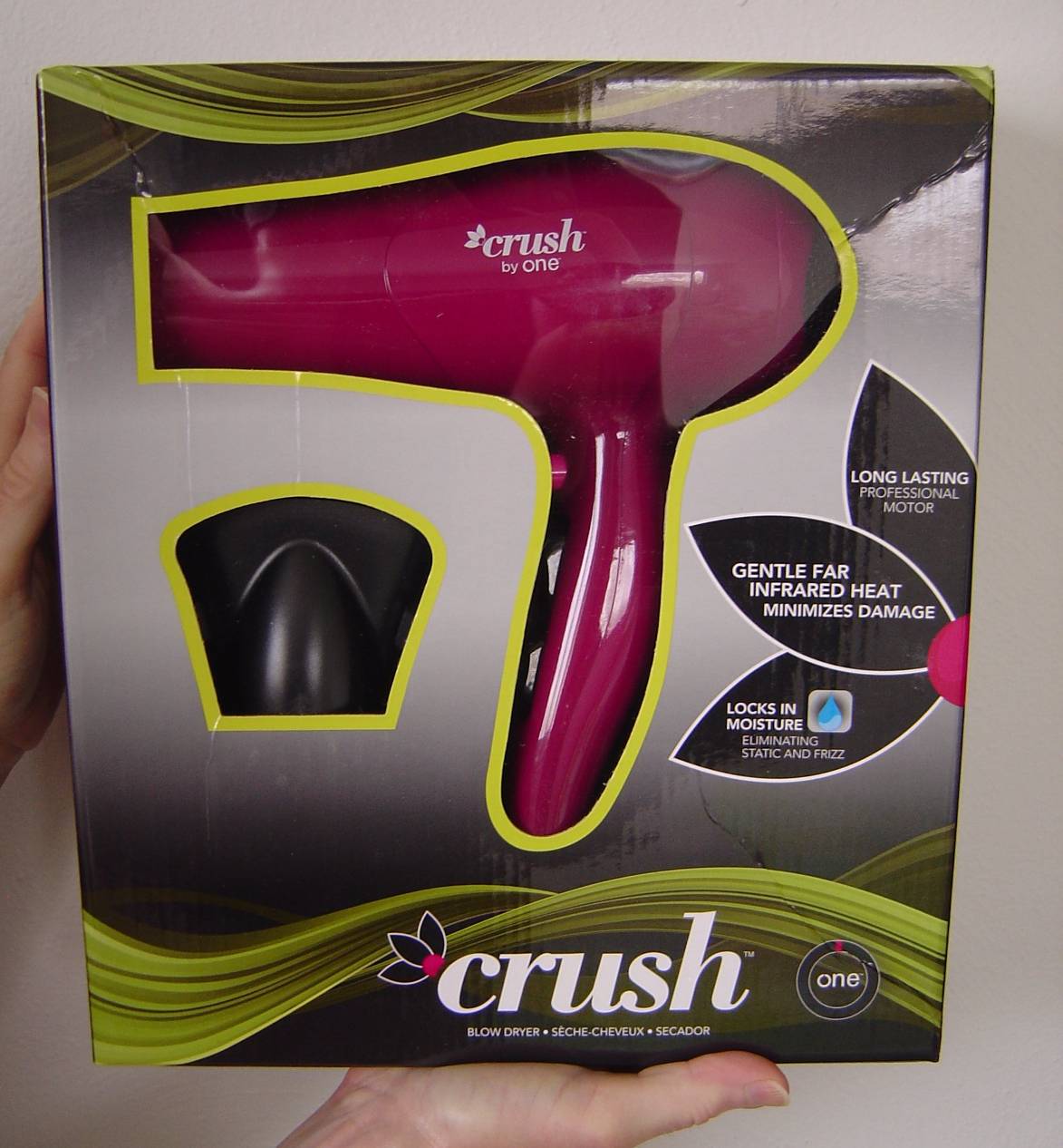 ONE Styling’s Crush Ceramic Tourmaline Hair Dryer & Crush Flat Iron Review + ($220) Giveaway!–Ends March 1, 2013