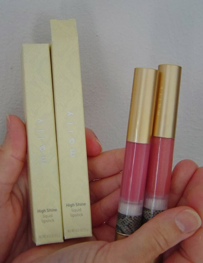 What a Way to Shine!  Mally Beauty High Shine Liquid Lipsticks (Mally’s Baby, Must Have Pink) Review + SWATCHES!