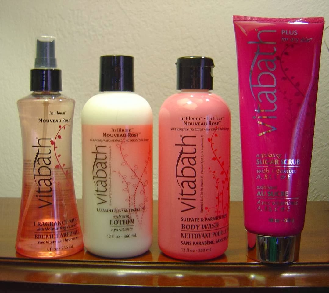 Vitabath In Bloom Nouveau Rose Body Wash, Lotion, Body Mist, and Plus for Dry Skin Exfoliating Skin Sugar Review + ($44) Giveaway!–Ends December 5, 2013