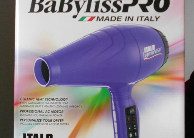 BaByliss PRO ITALO Luminoso Dryer Review