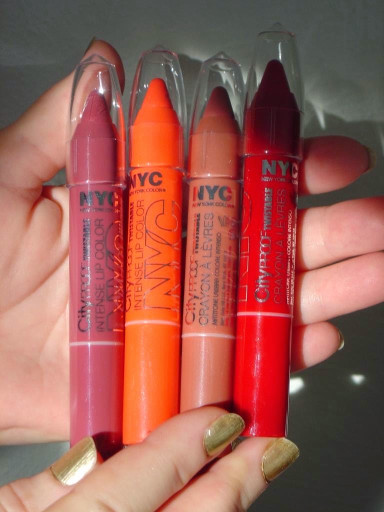 NYC New York Color’s City Proof Twistable Intense Lip Colors Review + SWATCHES!