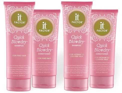 It Factor Beauty’s Line of Quick Blowdry Shampoos and Conditioners Review